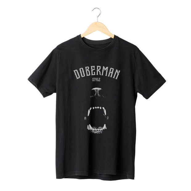 Doberman Elegant Guardian Black T-Shirt