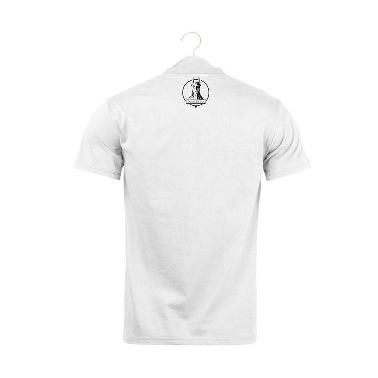 Doberman Printed Text T-Shirt